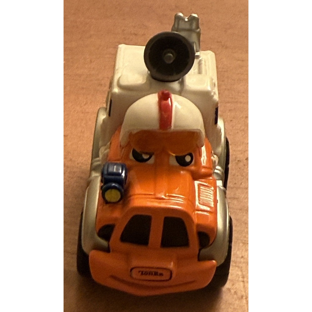 Vintage Hasbro Maisto Tonka mini truck 2002 orange rescue white chuck & friends